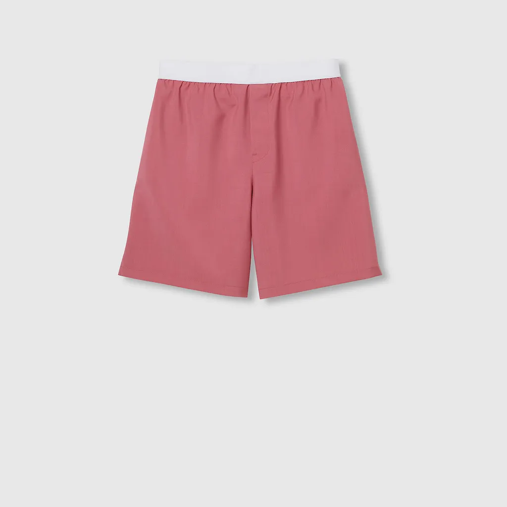Light Wool Boxer-Style Shorts