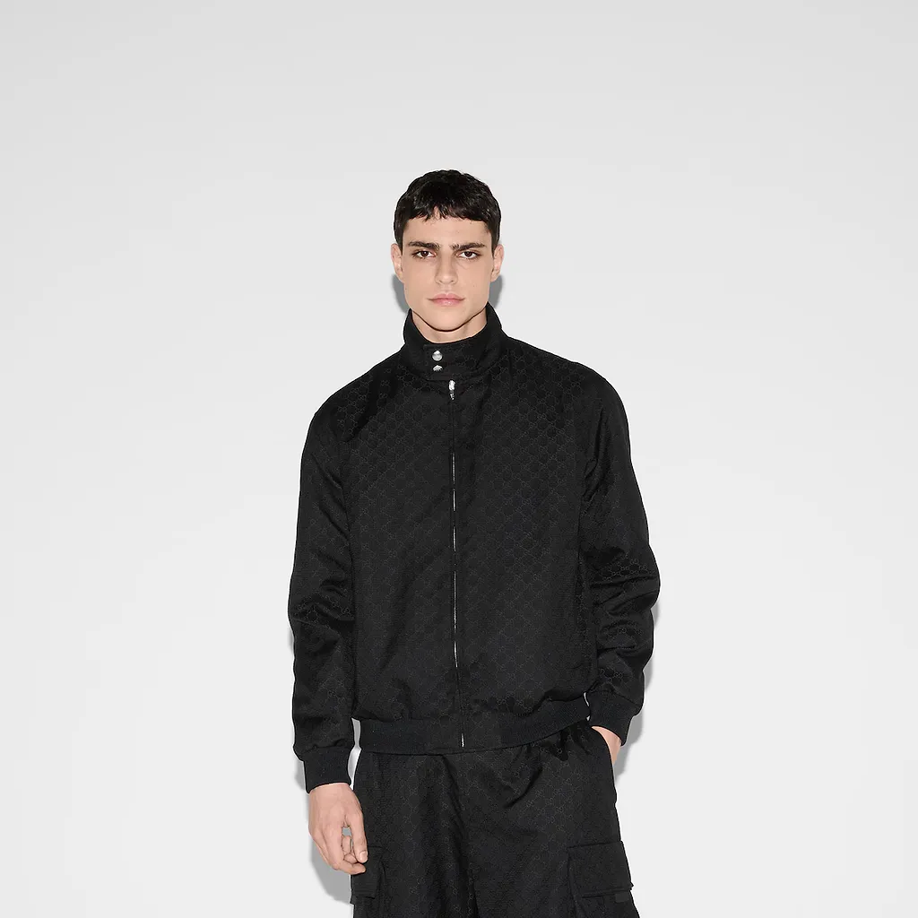 Gg Cotton Ripstop Jacket