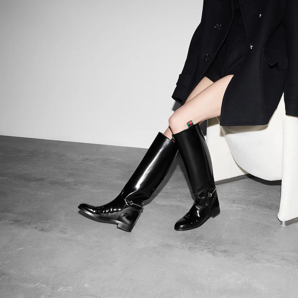 Boot With Slim Horsebit