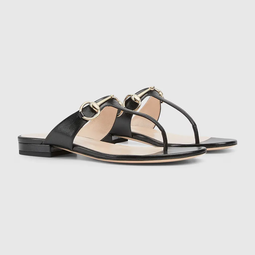 Thong Sandal With Horsebit
