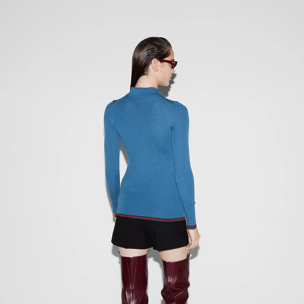 Cashmere And Silk Polo Top