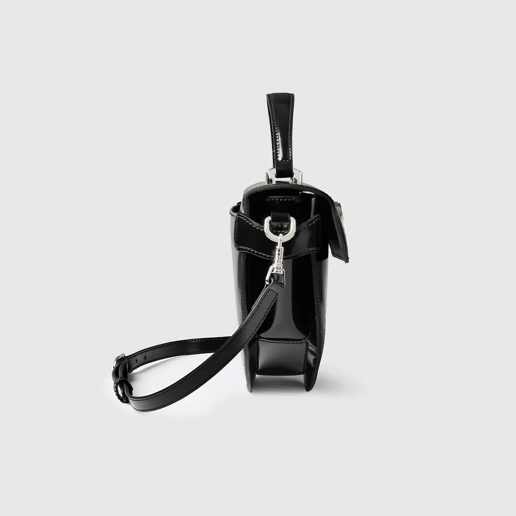 Medium Half-Moon Top Handle Bag