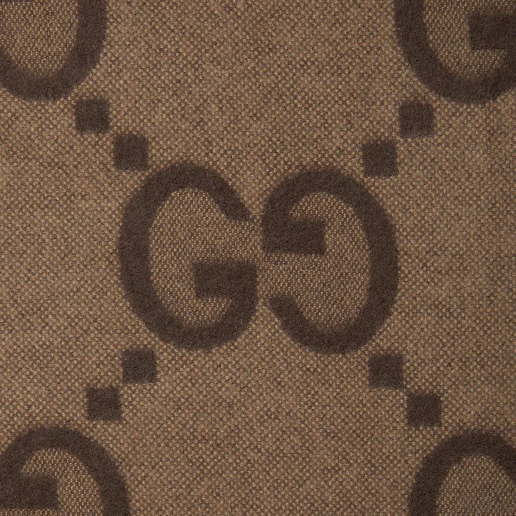 Reversible Jumbo Gg Cashmere Cape