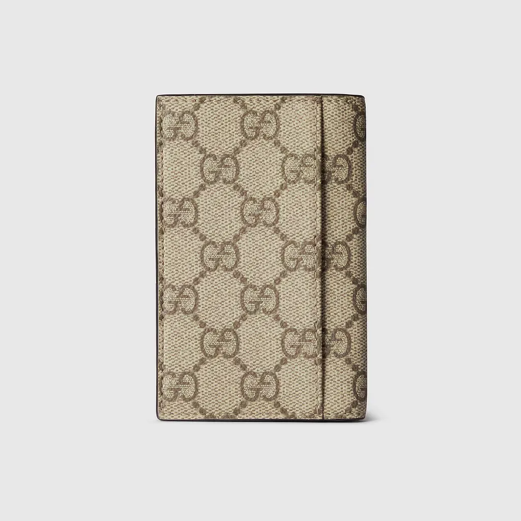 Gg Emblem Bi-Fold Card Case