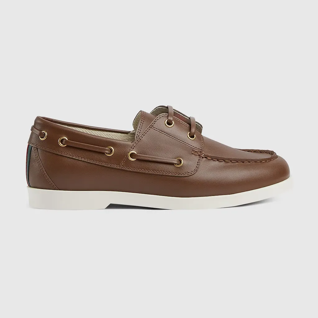 Children's Boat Shoe With Web