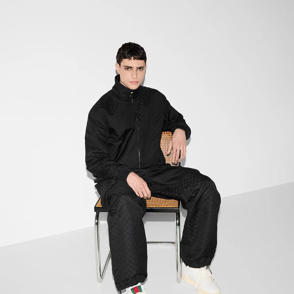 Gg Cotton Ripstop Jacket