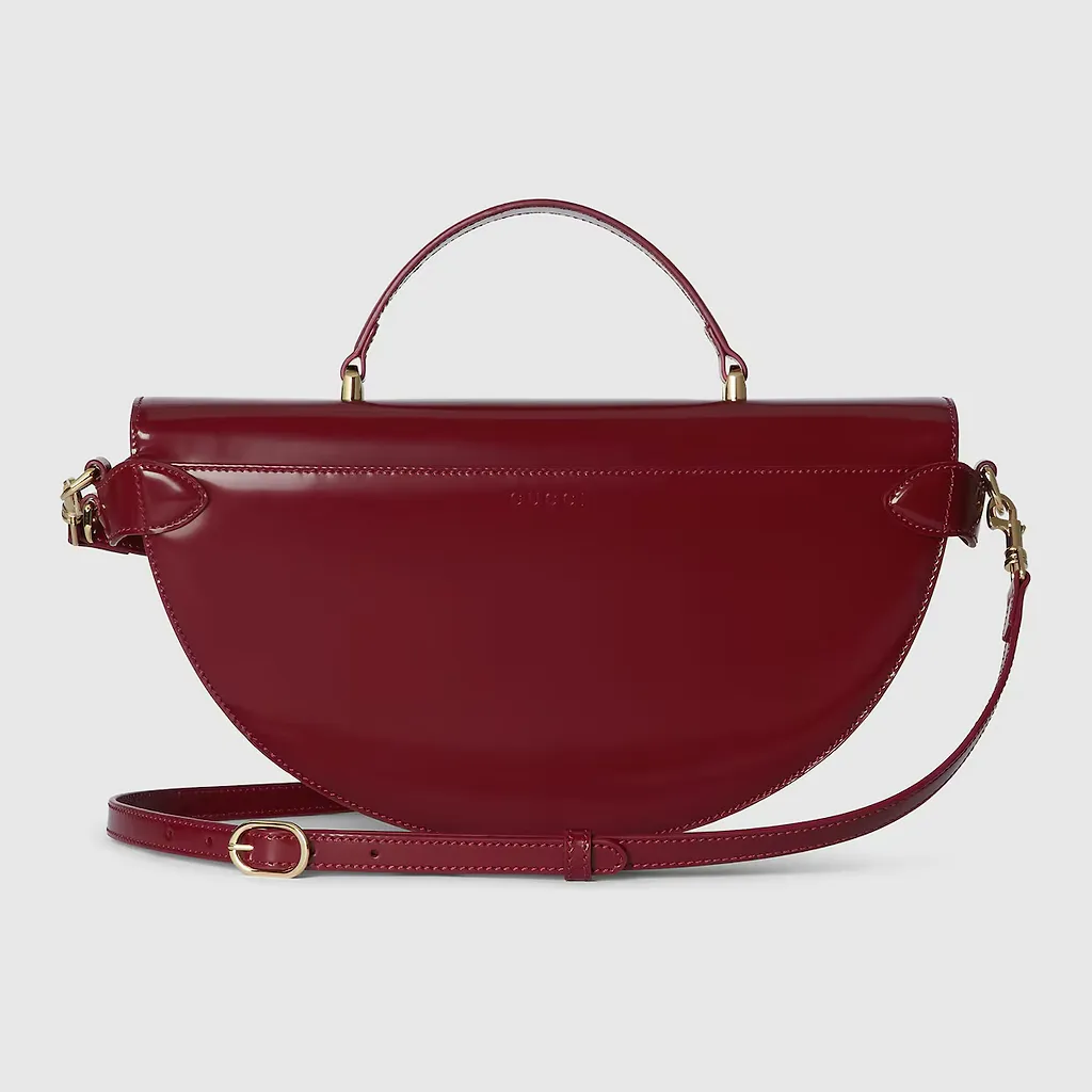 Medium Half-Moon Top Handle Bag