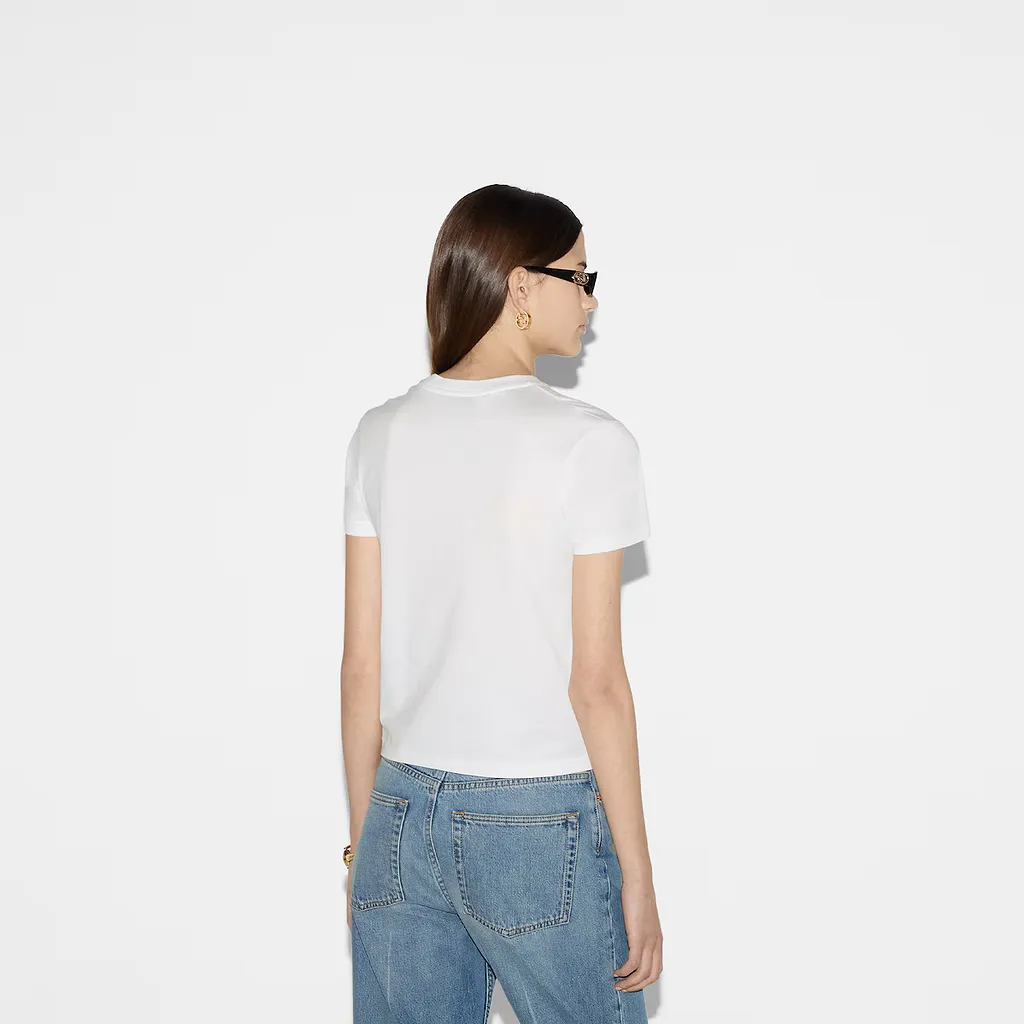 Embroidered Cotton Jersey T-Shirt