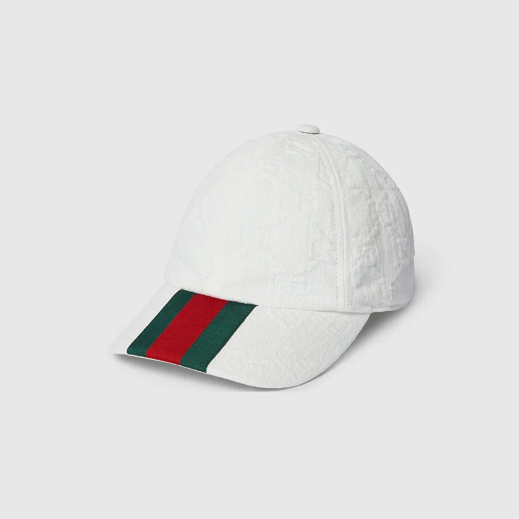 Children's Gg Canvas Baseball Hat