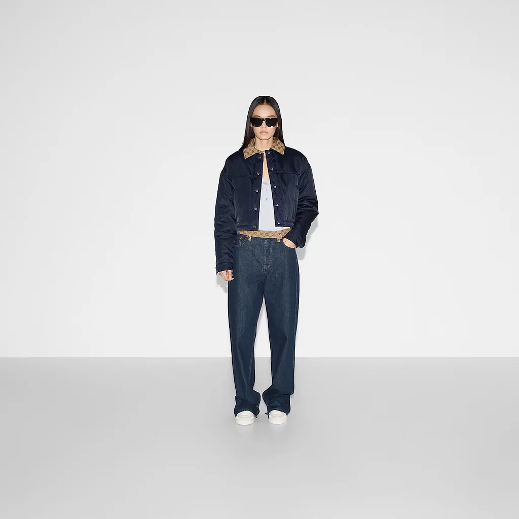 Reversible Gabardine Nylon Jacket