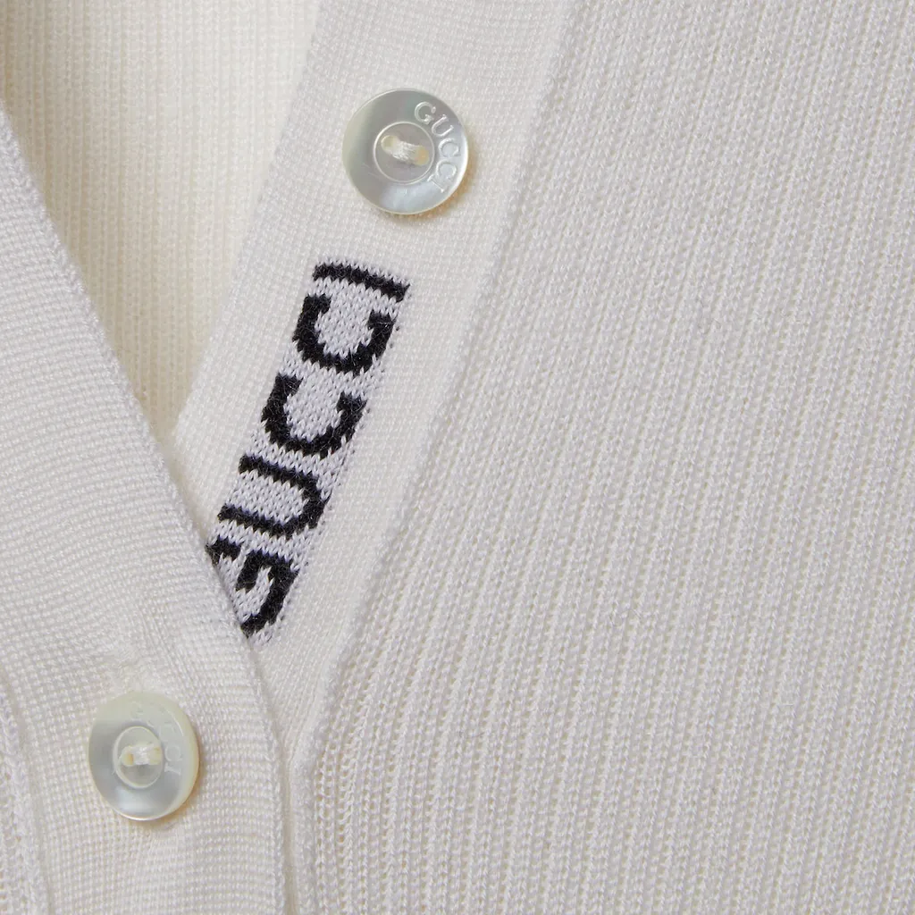 Cashmere And Silk Polo Top With Web