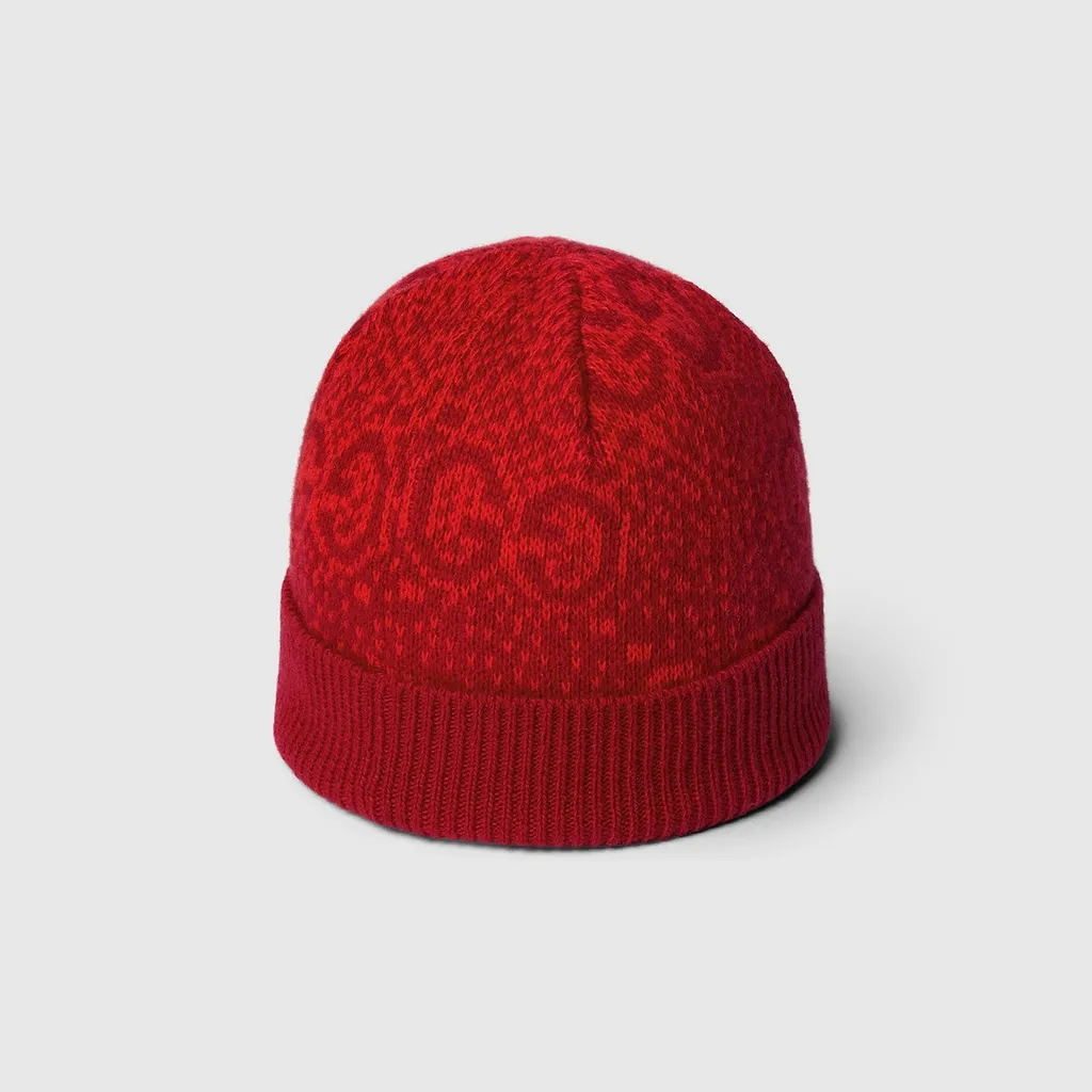 Baby Gg Wool Jacquard Hat