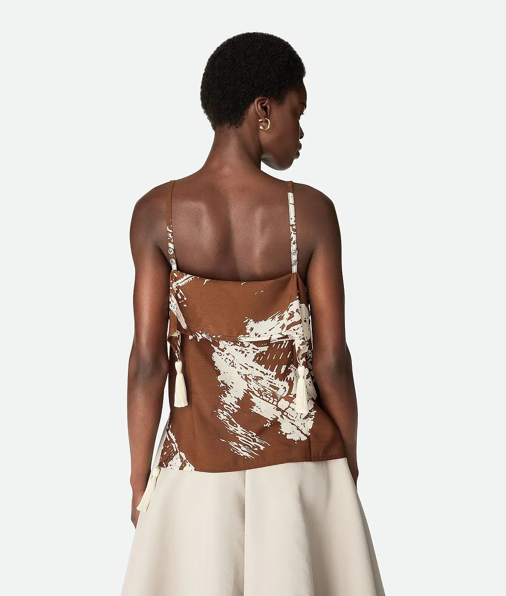 Italian Postcard Silk Top