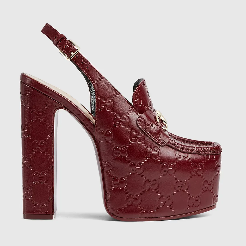 Horsebit Platform Loafer Slingback