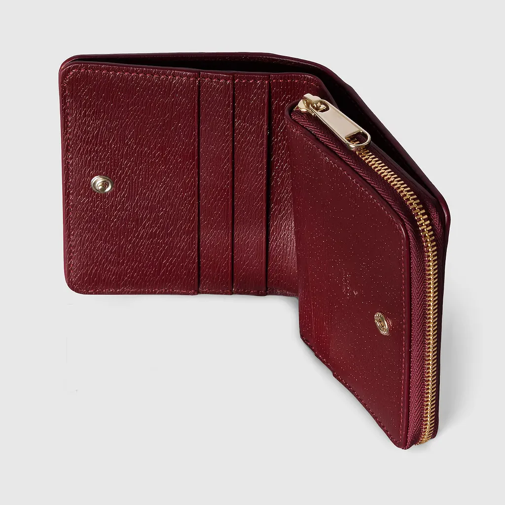 Mini Wallet With Gucci Script
