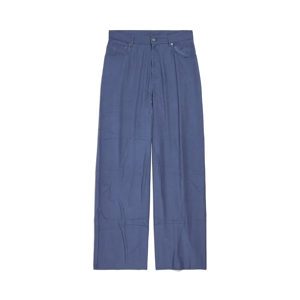 Fluid Denim Pants