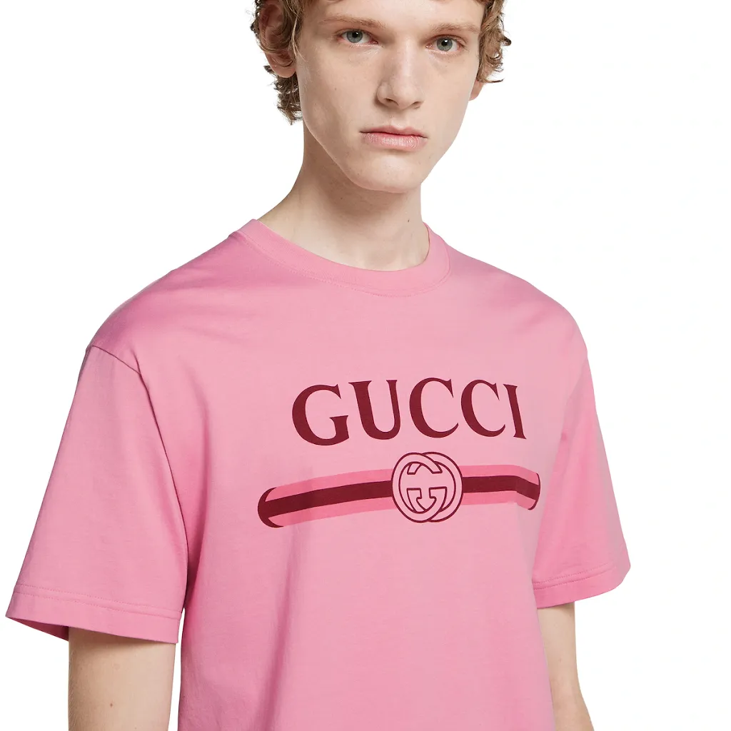 Cotton Jersey T-Shirt With Print