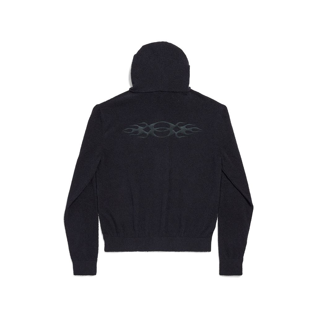 Burning Unity Zip-Up Hoodie Fitted