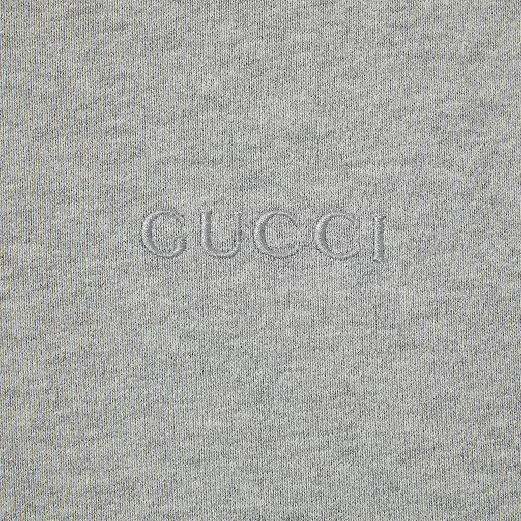 Cotton Jersey Hooded Sweatshirt With Web