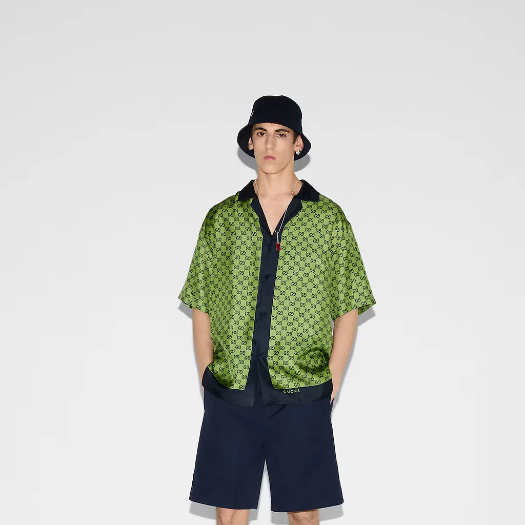 Printed Silk Shirt