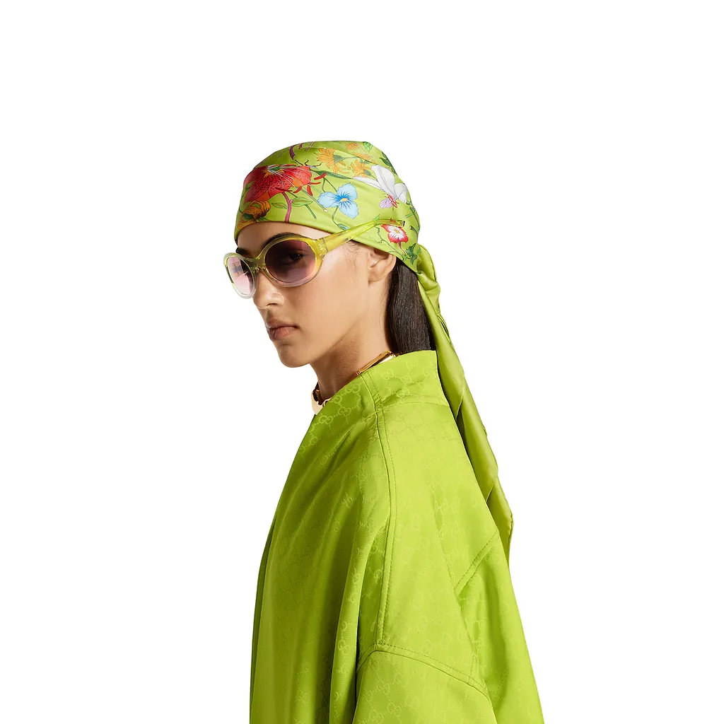 Printed Silk Twill Carré
