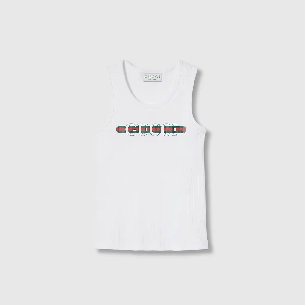 Children's Printed Cotton Tank Top