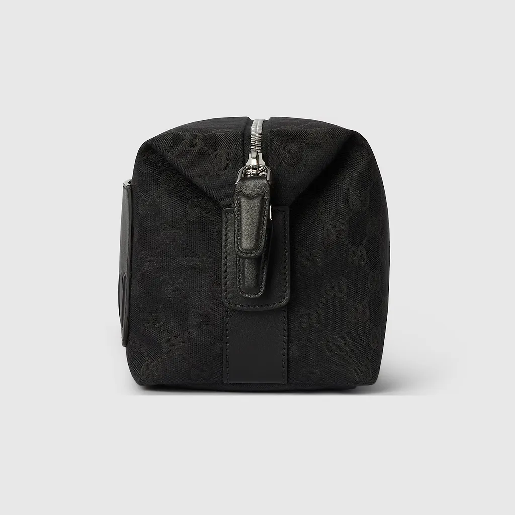 Gg Canvas Small Toiletry Case