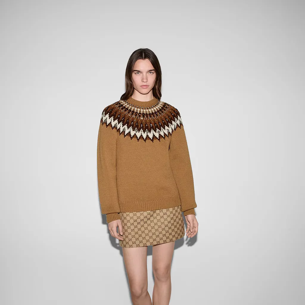 Norwegian Wool Jacquard Sweater