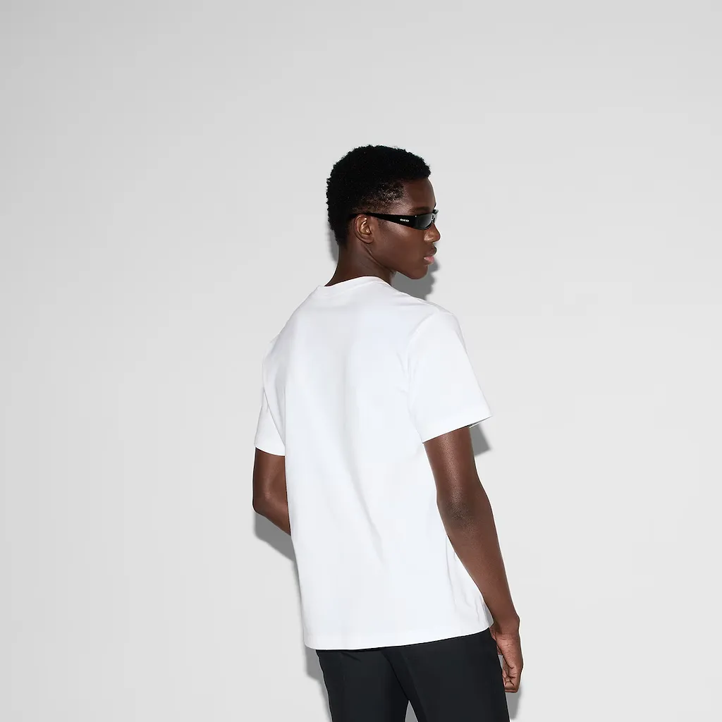 Cotton Jersey T-Shirt With Embroidery