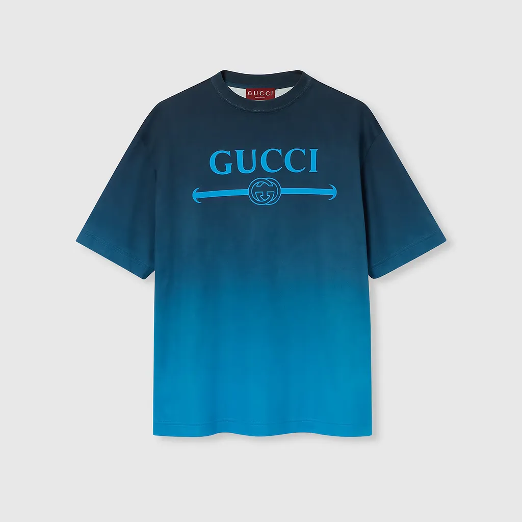 Technical Cotton Jersey T-Shirt With Print