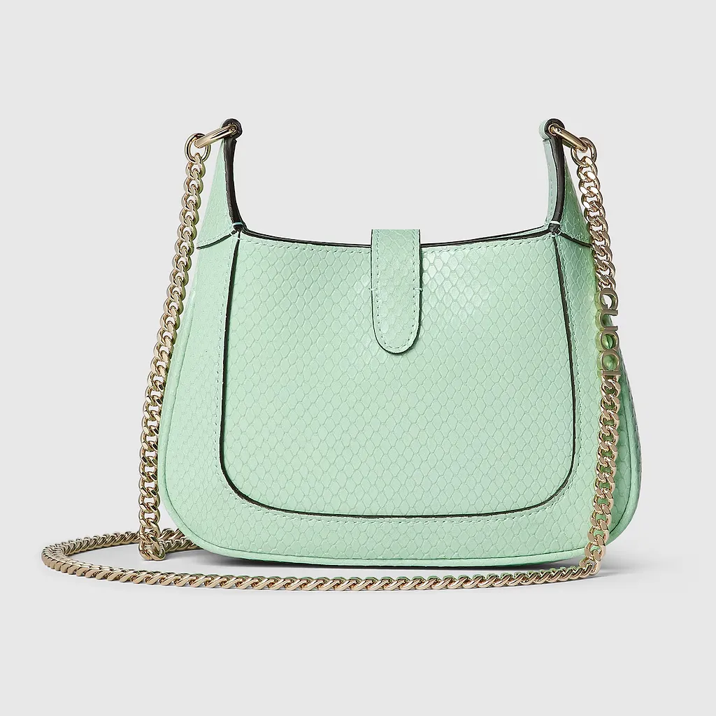 Gucci Jackie Notte Python Mini Bag