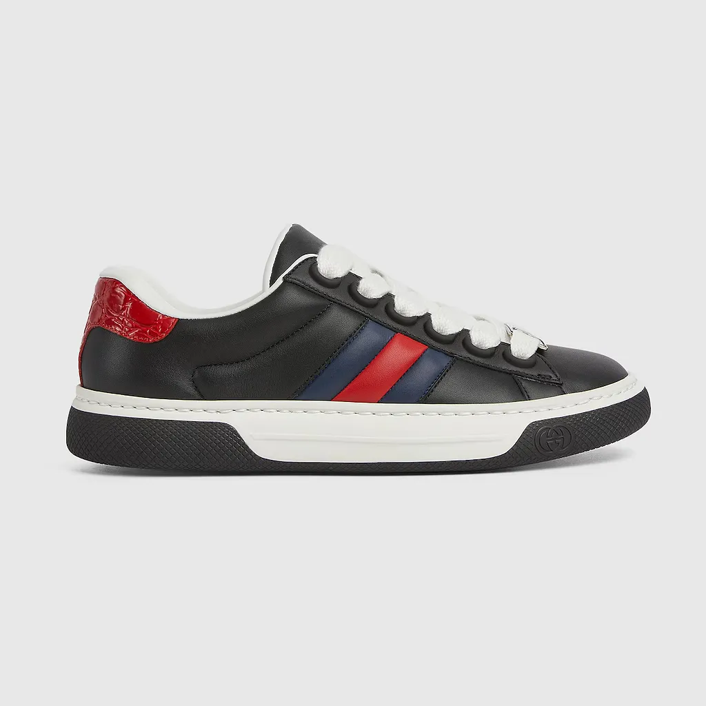 Gucci Ace Trainer With Web