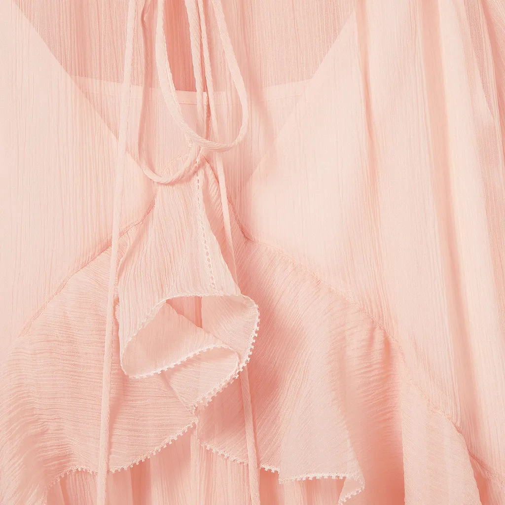 Silk Chiffon Creponne Dress