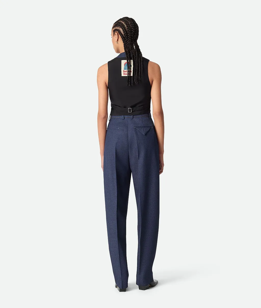 Melange Wool Pants