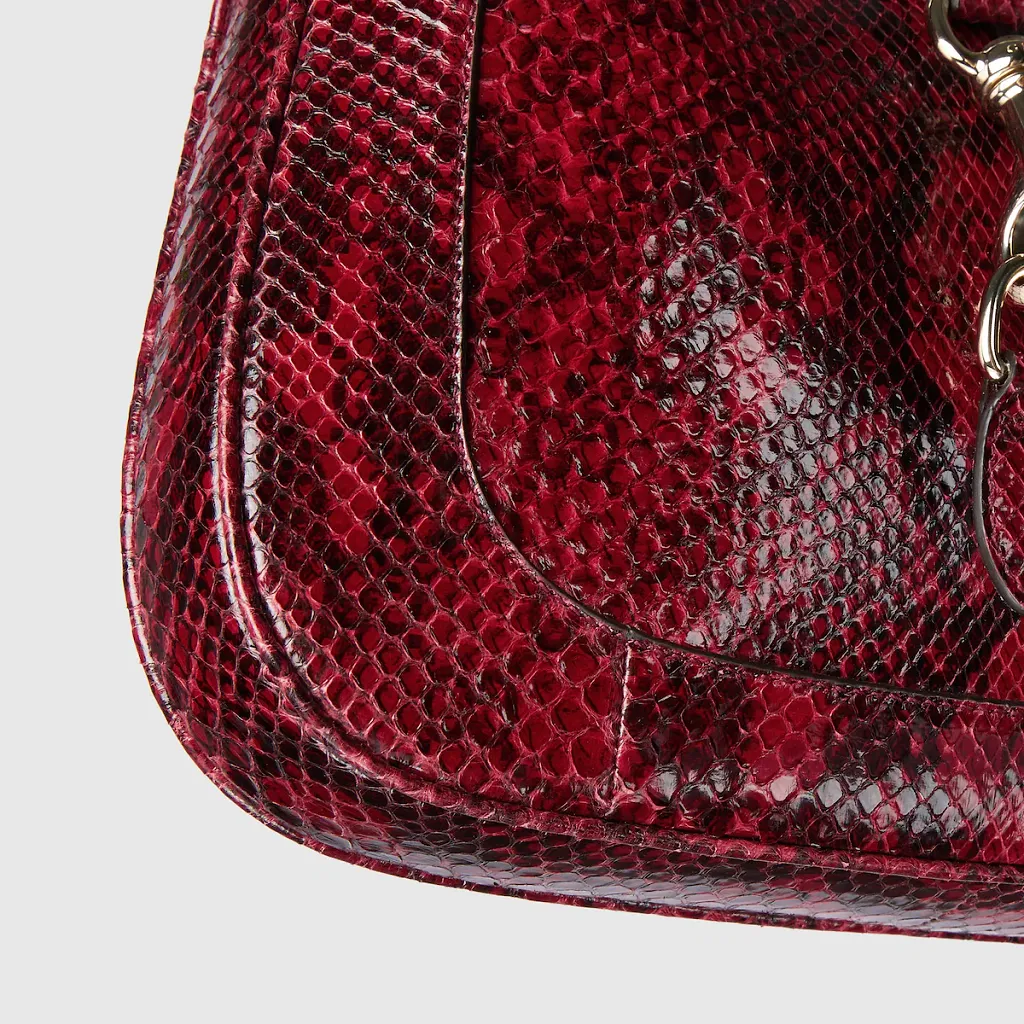 Gucci Jackie Small Python Shoulder Bag