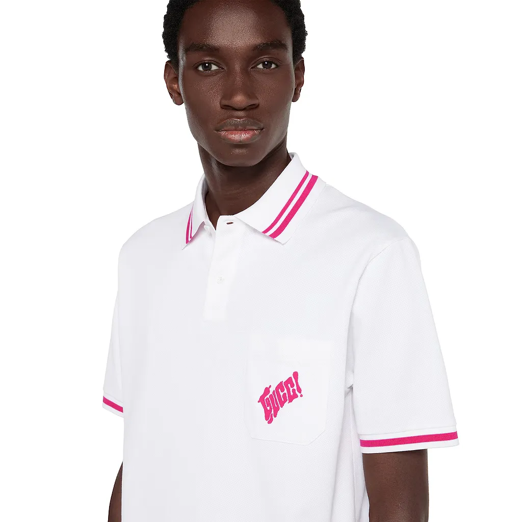Cotton Polo Shirt With Embroidery