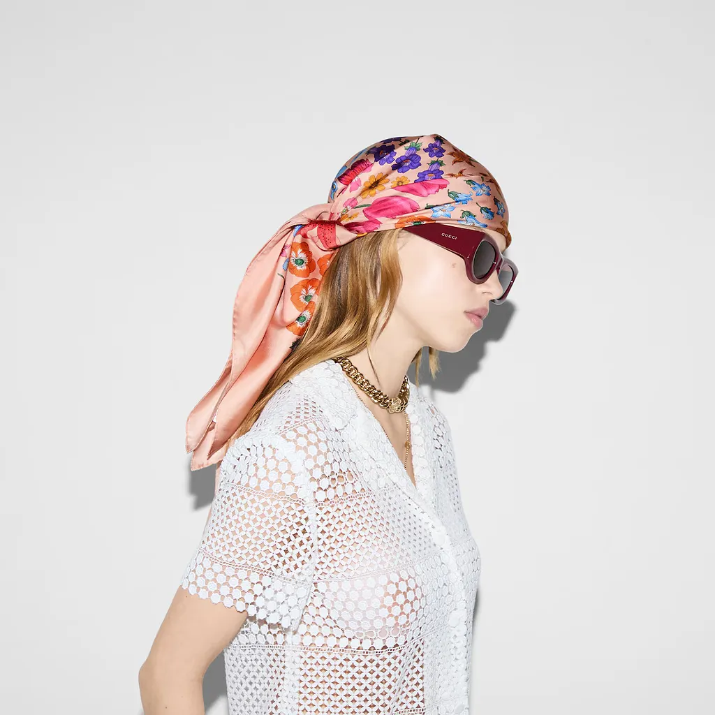 Printed Silk Carré