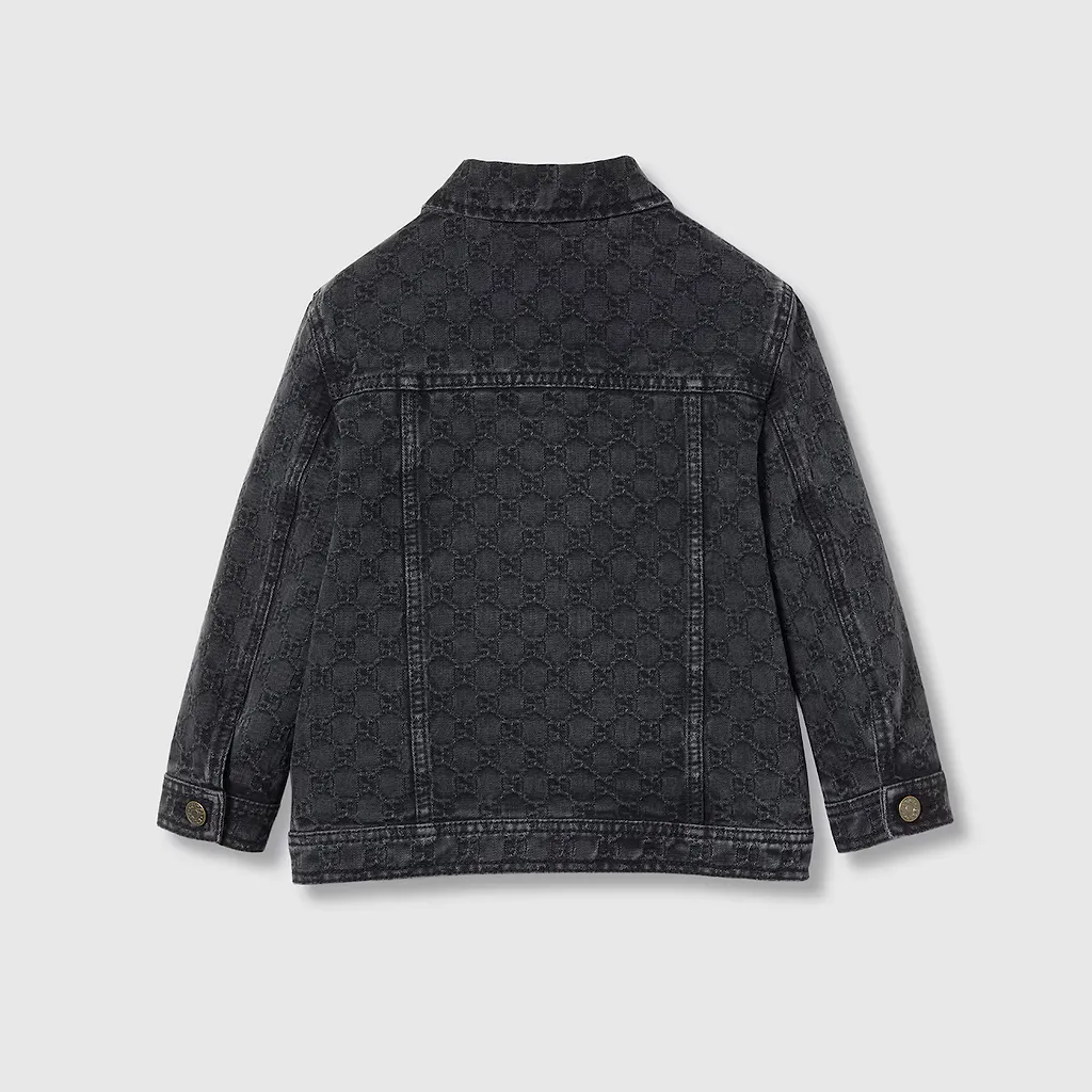 Children's Gg Denim Jacquard Jacket