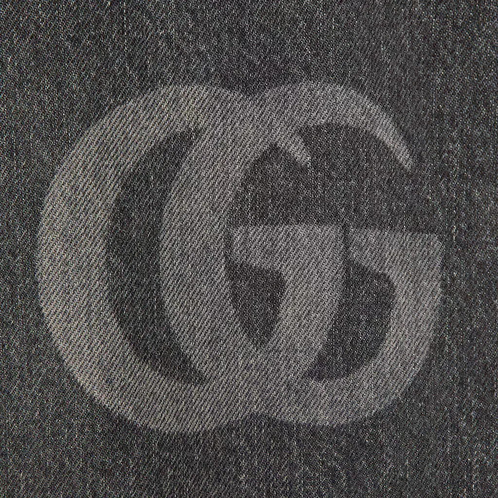 Slim Fit Denim Pant With Logo Detail