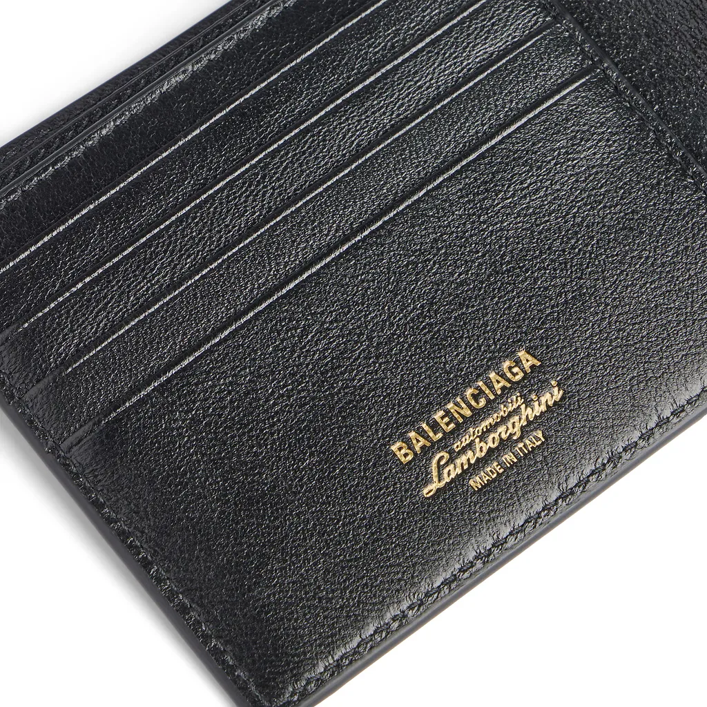 | Automobili Lamborghini Square Folded Wallet