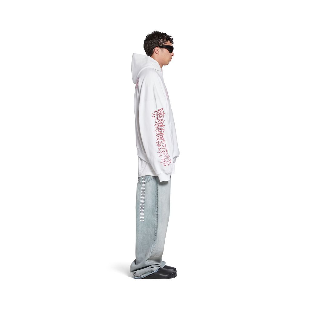 Diy Metal Outline Hoodie Oversized