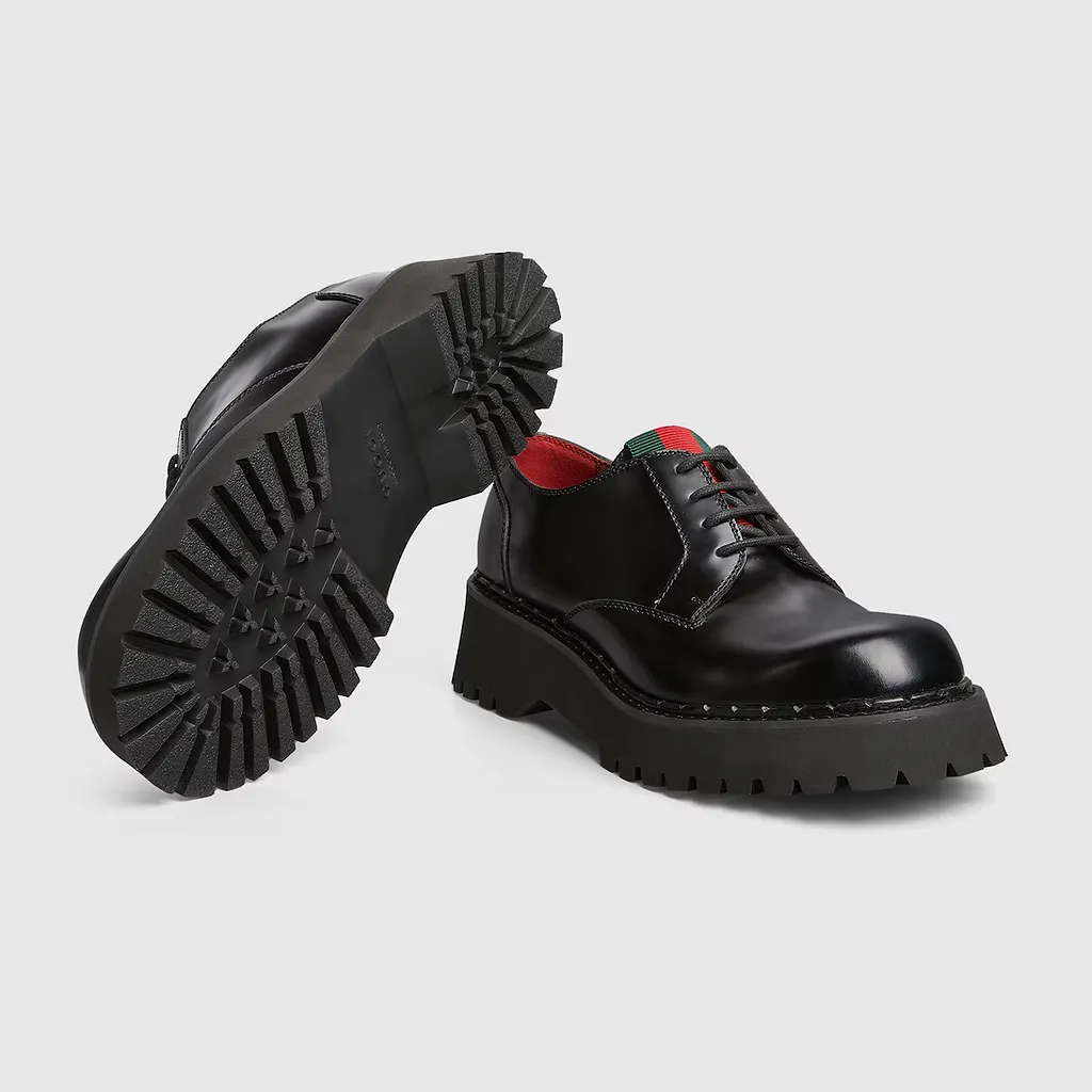 Lace-Up Shoe With Web