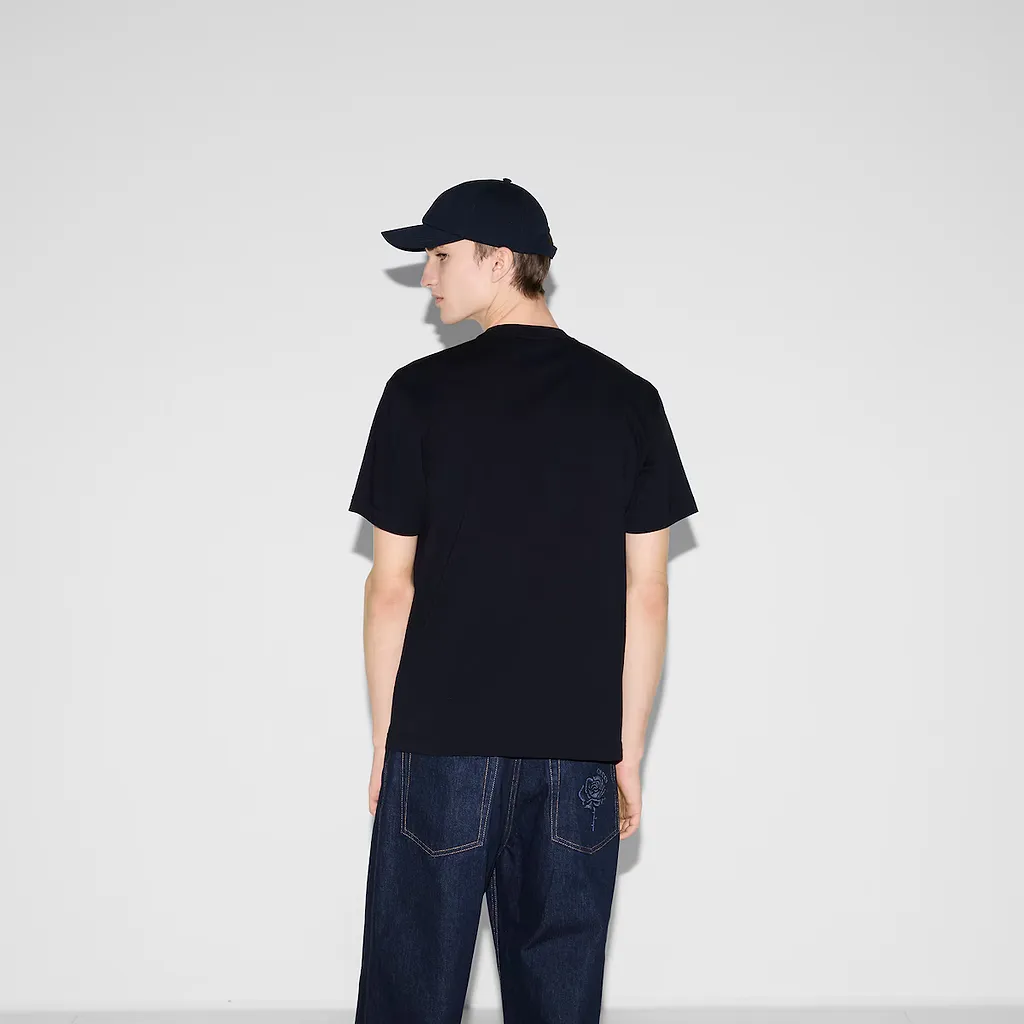 Cotton Jersey T-Shirt With Print