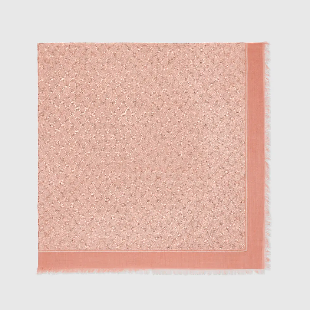 Laminated Gg Wool Shawl