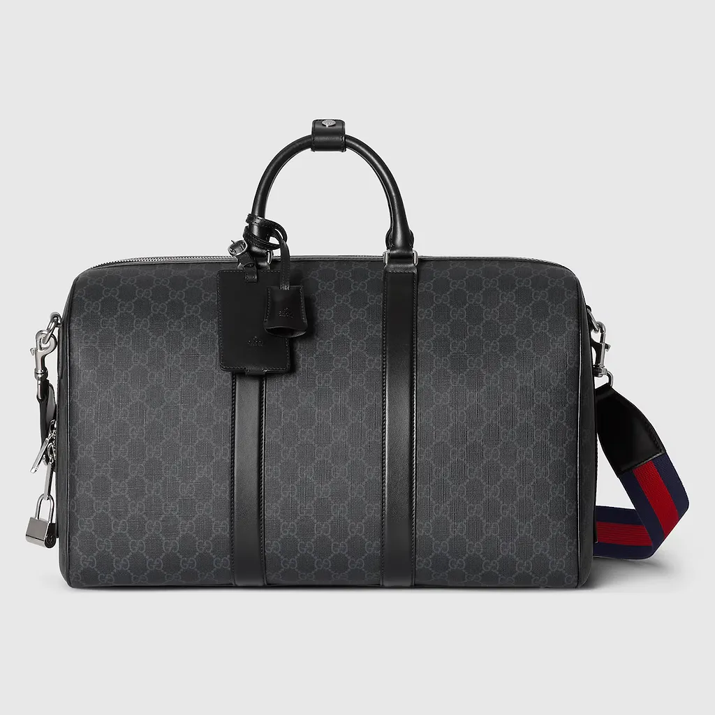 Gg Black Medium Duffle Bag