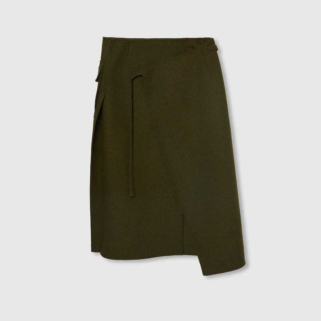 Wool Cashmere Skirt