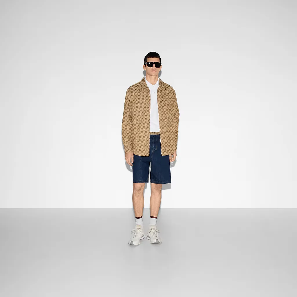 Gg Canvas Overshirt