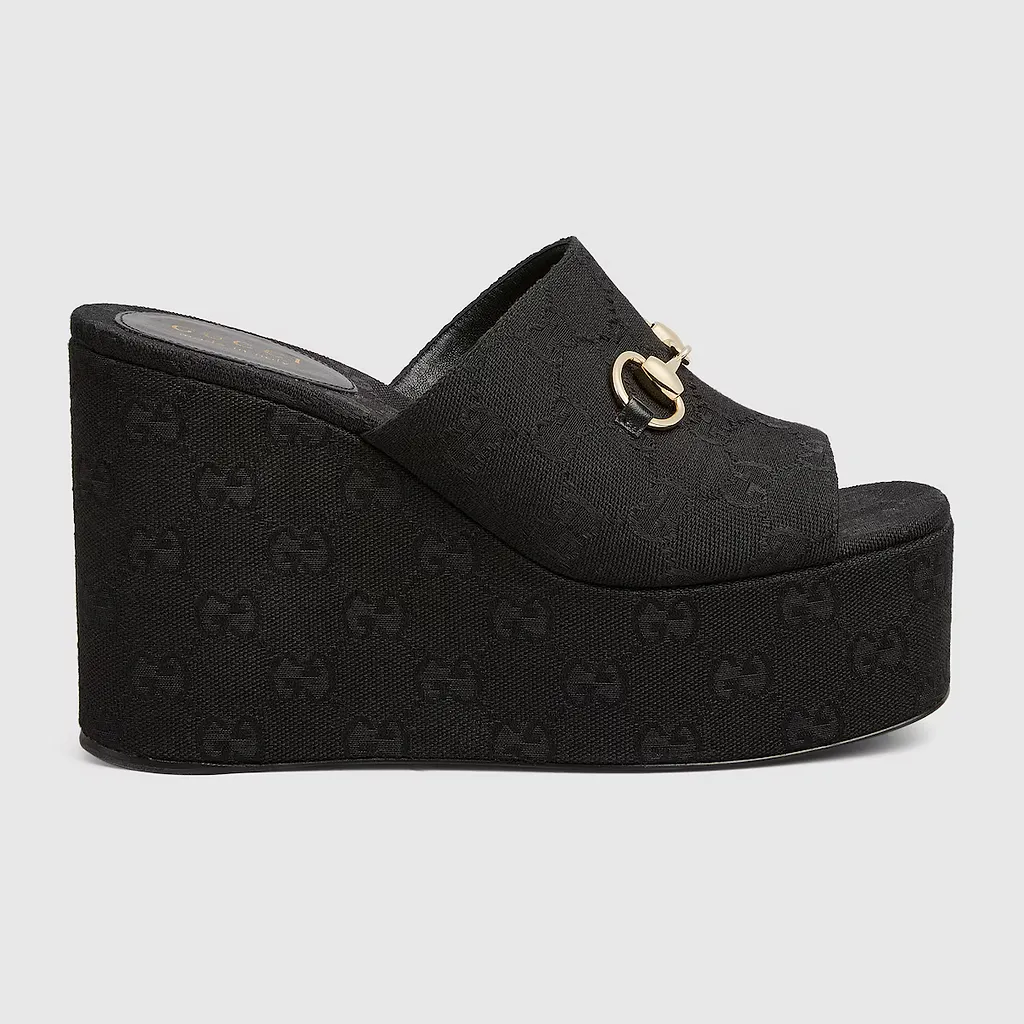 Wedge Sandal With Horsebit