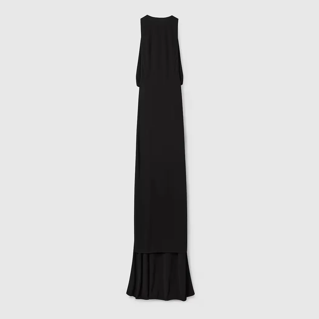 Jersey CrÊPe Fabric Evening Dress
