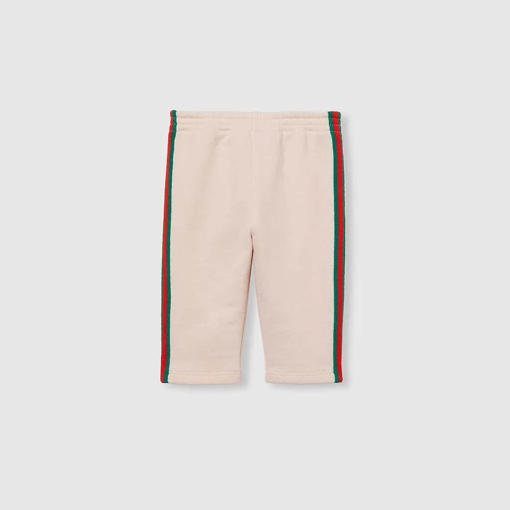 Baby Cotton Trousers With Web